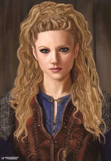 Who is miranda from vikings lagertha hair tutorial? Lagertha digital painting #portrait #lagertha #vikings #digitalpainting #art #fanart # ...