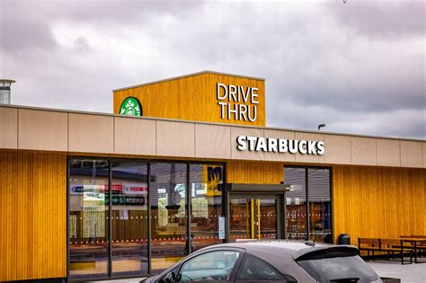 New Drive Thru Starbucks Now Open At Pride Park Derbyshire Live