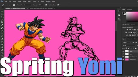 I want to mod character sprites from the game. Making a Yomi Sprite Yu Yu Hakusho - YouTube