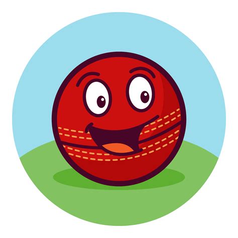 Cricket Ball Cartoon 364702 Vector Art At Vecteezy