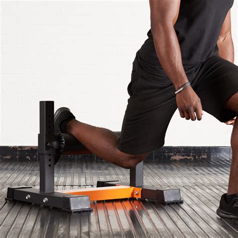 Mirafit Adjustable Single Leg Split Squatlunge Stand Gym Support Bench
