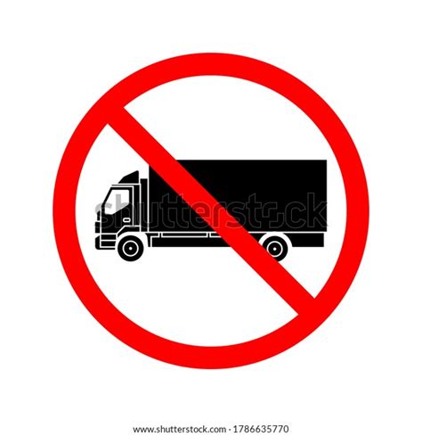 No Truck Icon No Truck No Stock Vector Royalty Free 1786635770
