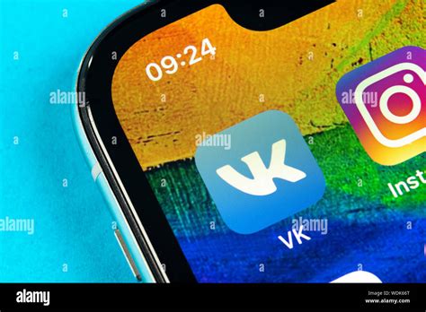 Helsinki Finland May 4 2019 Vkontakte Application Icon On Apple