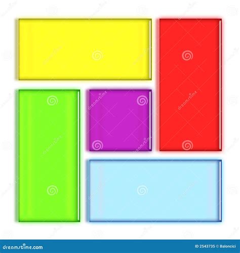 Colorful Rectangles Stock Illustration Illustration Of Graphics 2543735