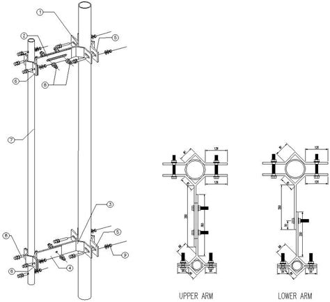 Design Of Antenna With Detail Autocad Drawing Cad File Dwg File Cadbull Sexiezpix Web Porn