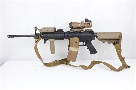 Colt M4le Trijicon Acog Scope And Anpeq 15 Laser Sight Legacy