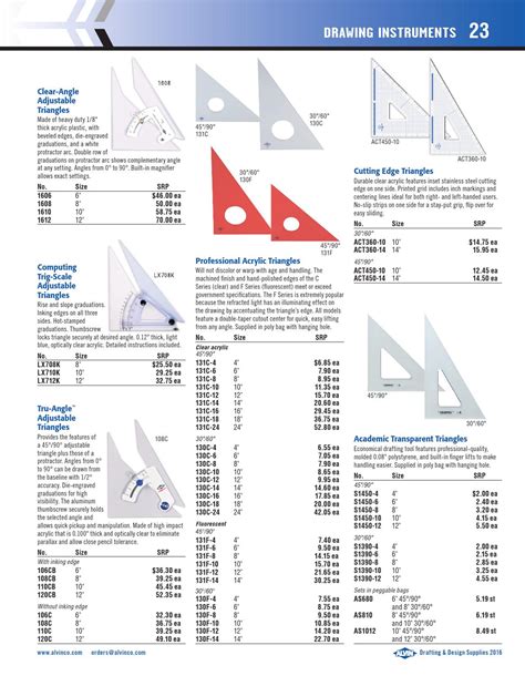 2016 Alvin Drafting And Design Catalog By Alvin Drafting Issuu
