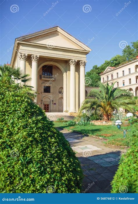 Beautiful Sanatorium Wave In Sochi Stock Photo Image Of Architecture