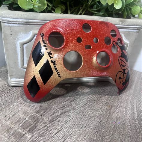 Punisher And Harley Quinn Custom Xbox One Xs Series Controller Front