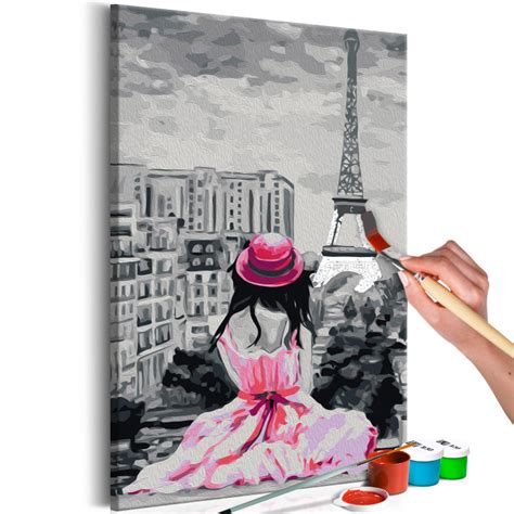 Paint By Numbers For Adults Paris Eiffel Tower View Painting Kits