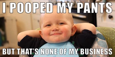 Baby Looks So Smug While Pooping Is Going Viral On Imgur — Smug Pooping Baby Is Now A Meme