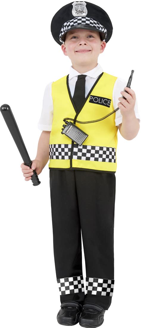 Police Man Boys Fancy Dress Kids Policeman Cop Uniform Handcuffs