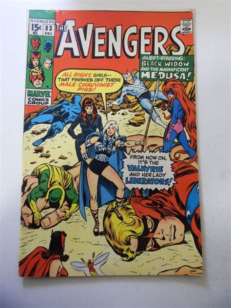 The Avengers 83 1970 Vgfn Condition Moisture Stain Bc Comic Books