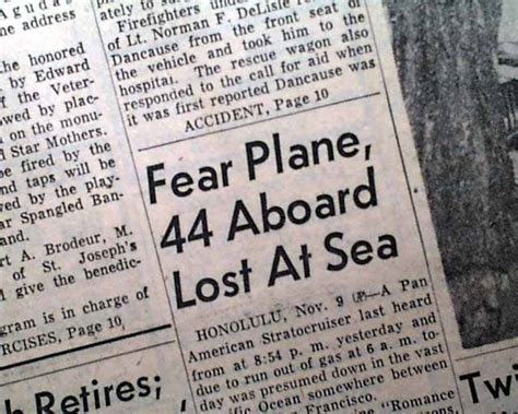 1957 Pan Am Flight 7 Disaster