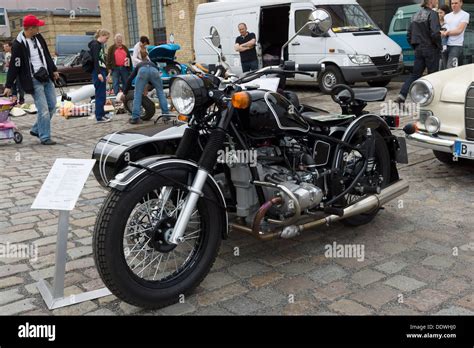 Soviet Russian Heavy Motorcycle With Sidecar Ural Retro Stock Photo Alamy