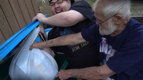 The Garbage Fight With Angry Grandpa Youtube