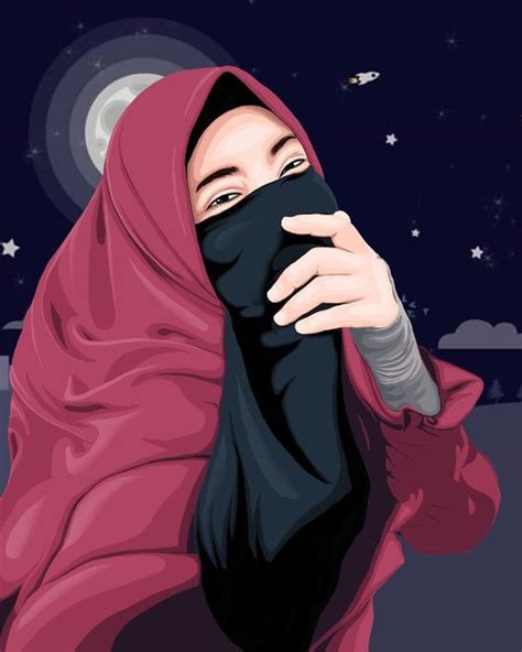 Pin By অনন্য চঞ্চল On Muslimah Cartoon Hd Photos Anime Muslim Girls Cartoon Art Hijab Cartoon
