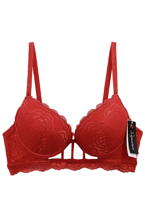 Lacy Red Lace Bra