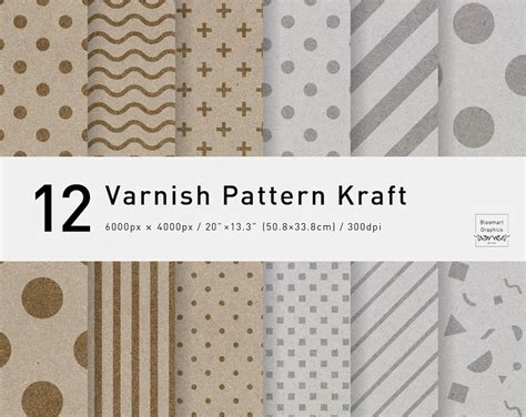 Patterned Craft And Varnish Texture Digital Paper Digital Etsy