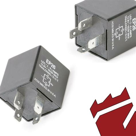 EP26 (EF26) 4-pin 12V Electronic LED Flasher fixes Hyper-Blinking on ...
