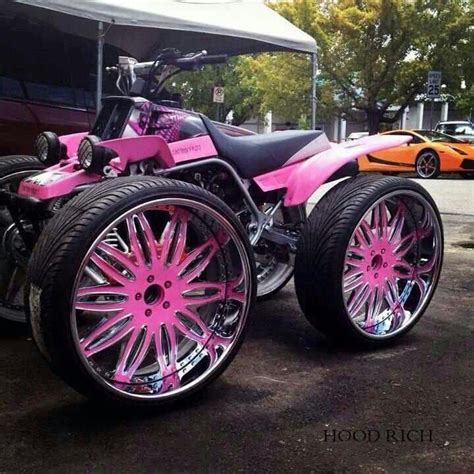 Pink 4 Wheeler Pink Wheels Car Wheels Bobbers Triumph Motorcycles