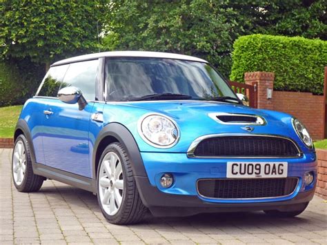 Used Electric Blue Metallicwhite Roof Mini Cooper S For Sale Dorset