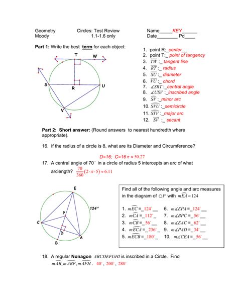 Https://techalive.net/worksheet/geometry Central And Inscribed Angles Worksheet Answer Key