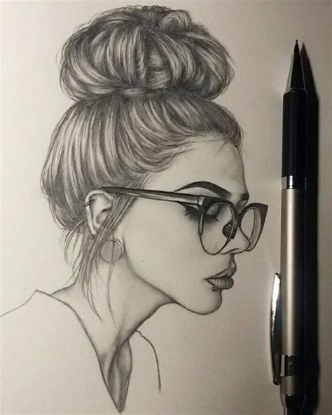 Drawing Art And Girl Image Pencil Portrait Portrait Drawing