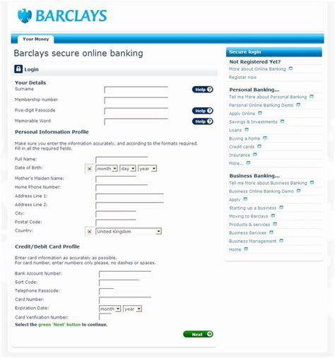 international wire transfer form template  barclays  statement