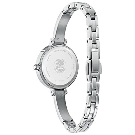 citizen women s silhouette crystal eco drive watch white dial stainless steel silver pricepulse