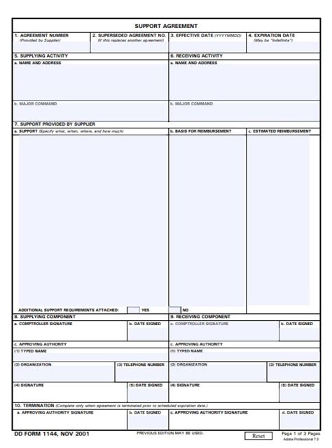 Download Dd 1144 Fillable Form