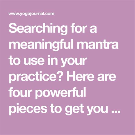The Beginner S Guide To Common Mantras With Images Mantras