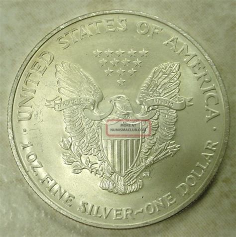 2 American Eagle 1 1 Oz Silver Dollars Both 2004 1 Hologram Gorgeous