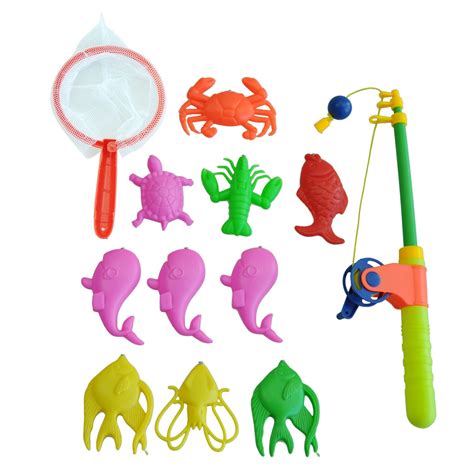 Buy Magnetic Fishing Toy Rod Model Net 10 Fish Kid