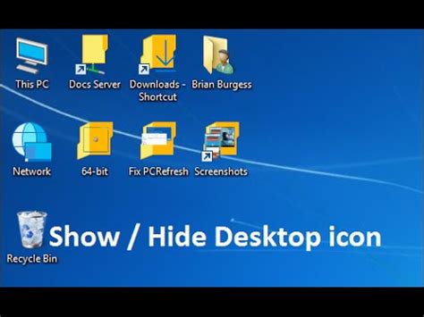 This will hide the icons. how to Show or Hide Desktop icons in windows 10 ...