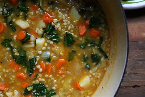 vegetable barley soup supper with michelle