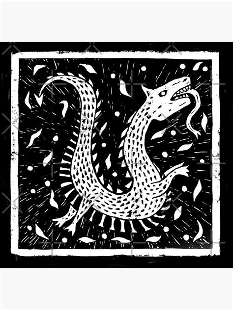 The White Dragon Poster By Nhgraphic Redbubble
