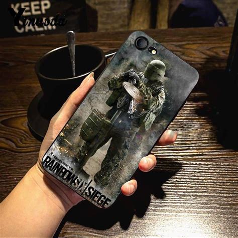 Yinuoda For Iphone 7 6 X Case Rainbow Six Siege Operation Black Ice