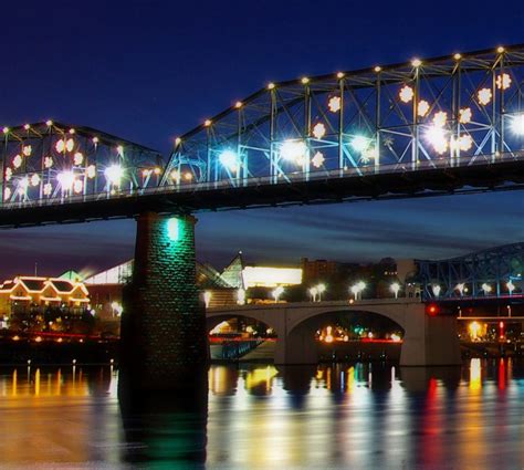 Walnut Street Bridge At Sunset Chattanooga Tn Rush39402 Flickr