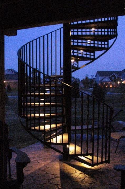 Spiral Stairs For Deck And Patio Great Lakes Metal Fabrication