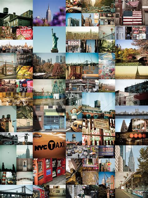 New York City Montage 2 Photography Art Prints And