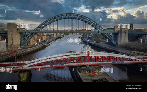 The Tyne Bridge Seen From The High Bridge Over The Tyne Newcastle