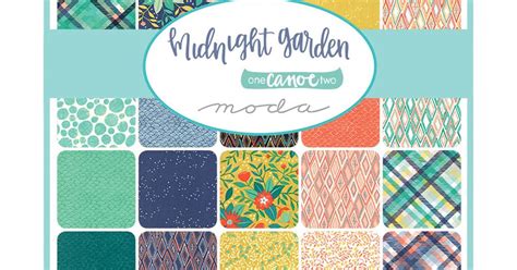 Crazy Quilt Girl Fabric Shop Moda Midnight Garden Fabric