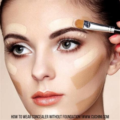 how to wear concealer without foundation cuchini blog