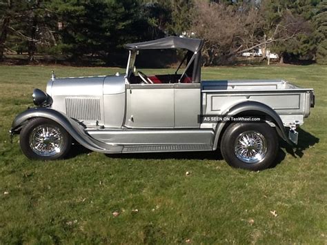 1928 Ar Model A Ford Roadster Pickup Hotrod Distinctively Classy But