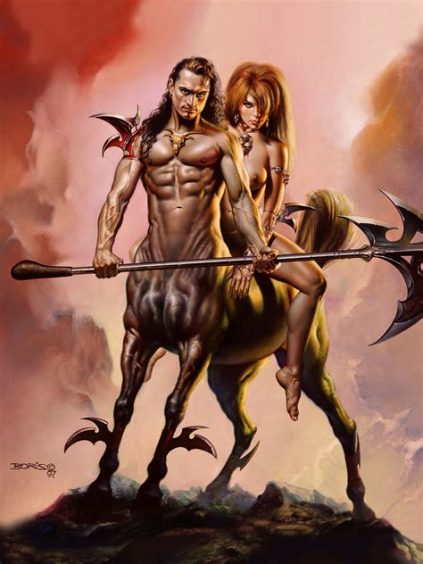Centaur And Mate Boris Vallejo And Julie Bell