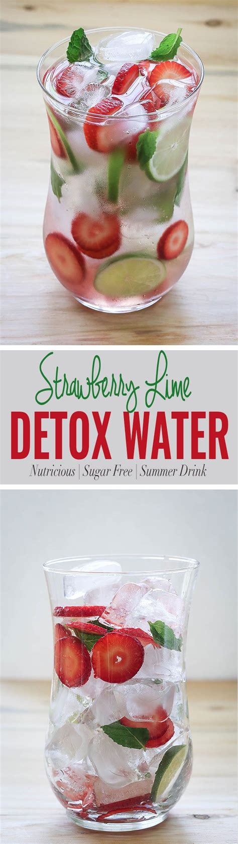 Spring Cleansing Strawberry Detox Water Recipe Strawberry Detox