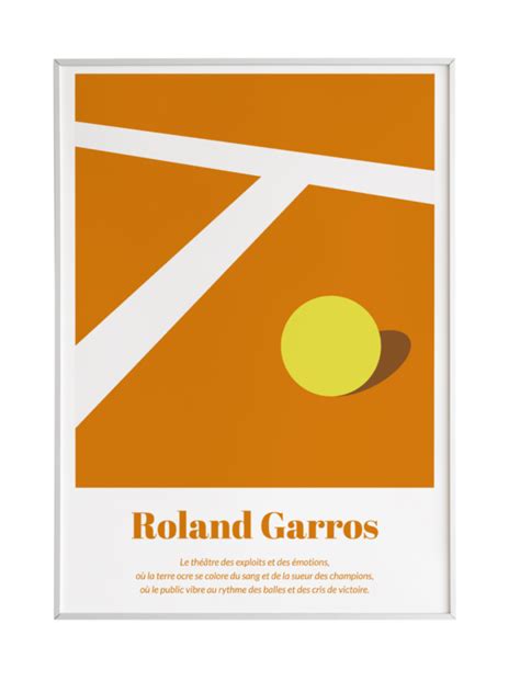 Poster Roland Garros Boutique Créative Affiches And Déco