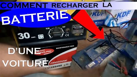Recharger Une Batterie Auto Avec Un Chargeur Youtube