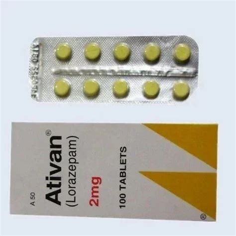 Ativan Lorazepam Mg Tablets At Best Price In Guwahati By P D